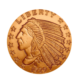 1 oz (31.10 g) varinė moneta Indėnas, JAV mix metai